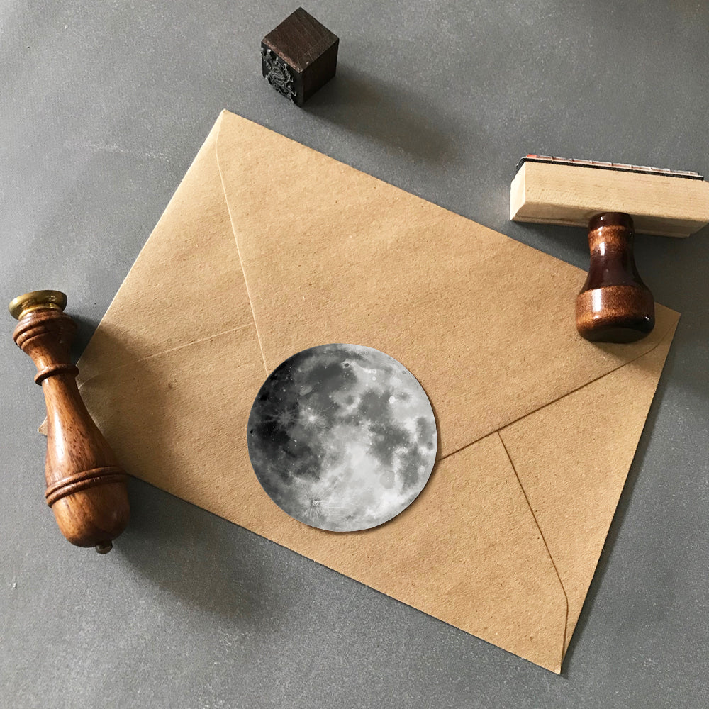 Moon Vinyl Sticker, 3 inches