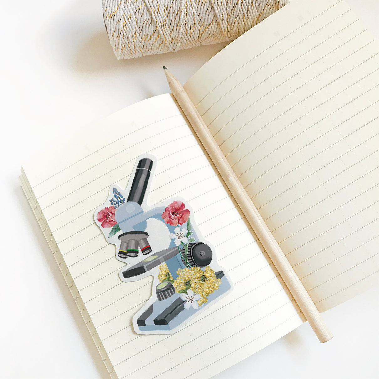 Microscope Vinyl Sticker – The Forest Cloak