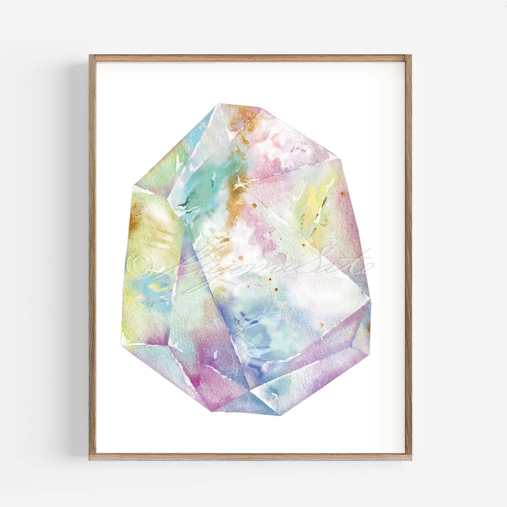 Opal Quartz Crystal Art