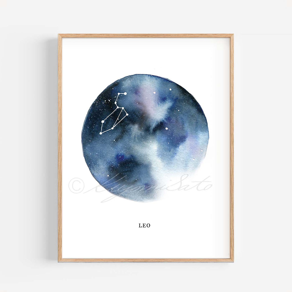 Leo Constellation Art, Astrological sign