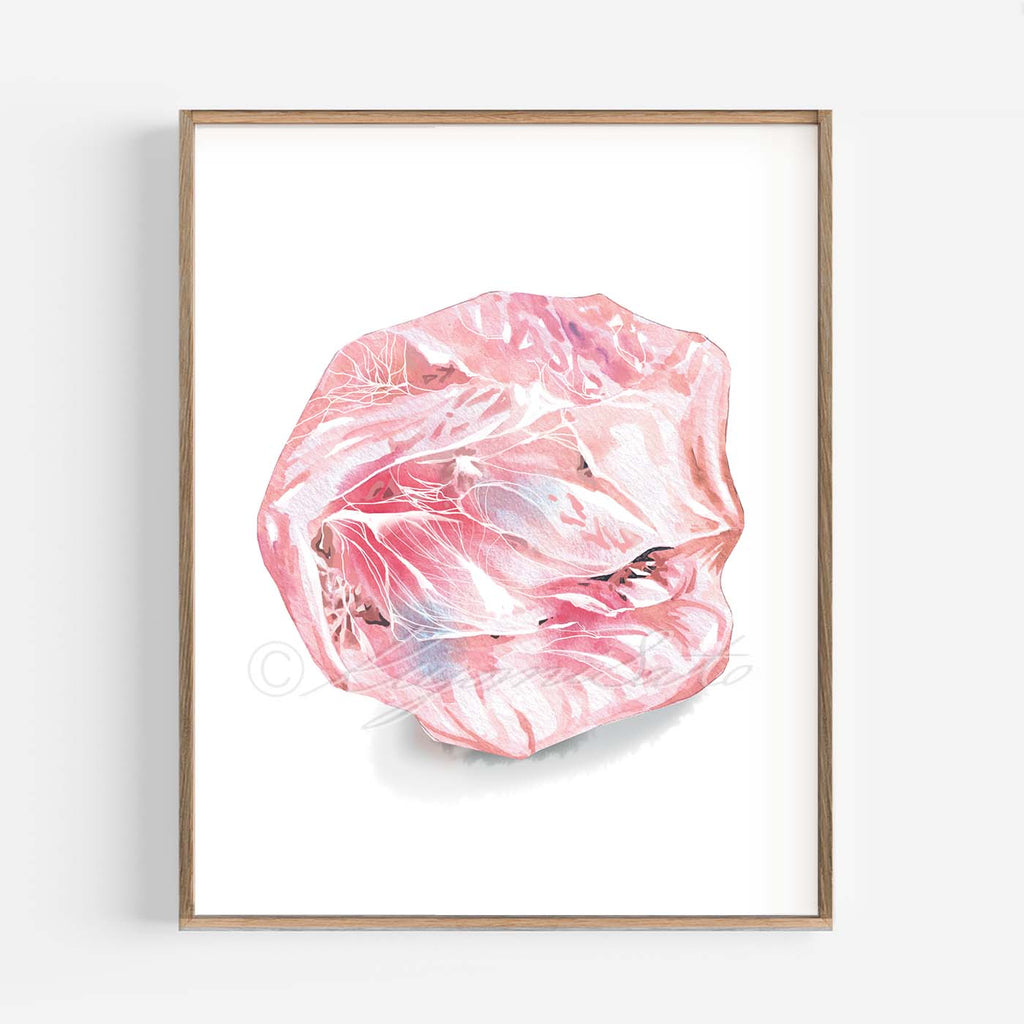 Rose Crystal Art Print