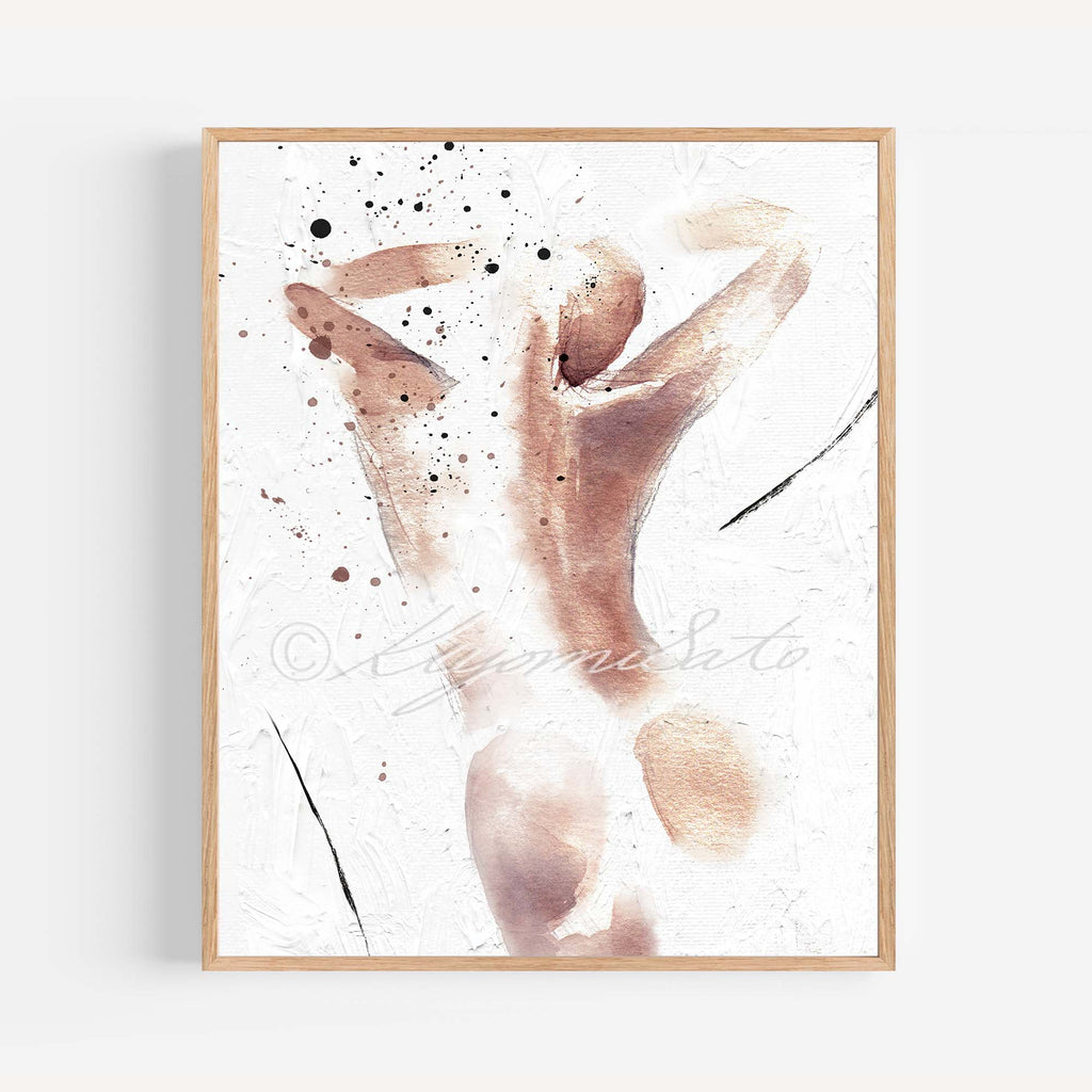 Abstract Body Art Print