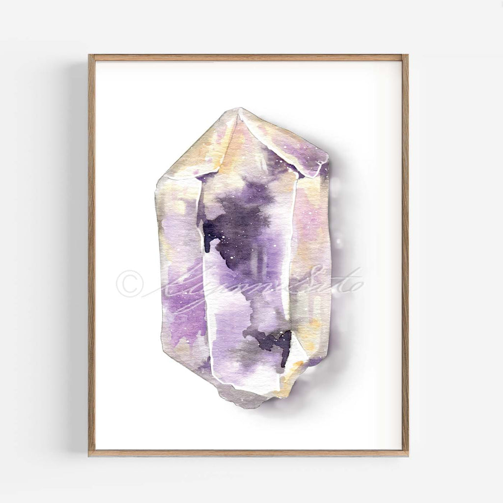 Hexagonal Amethyst Art