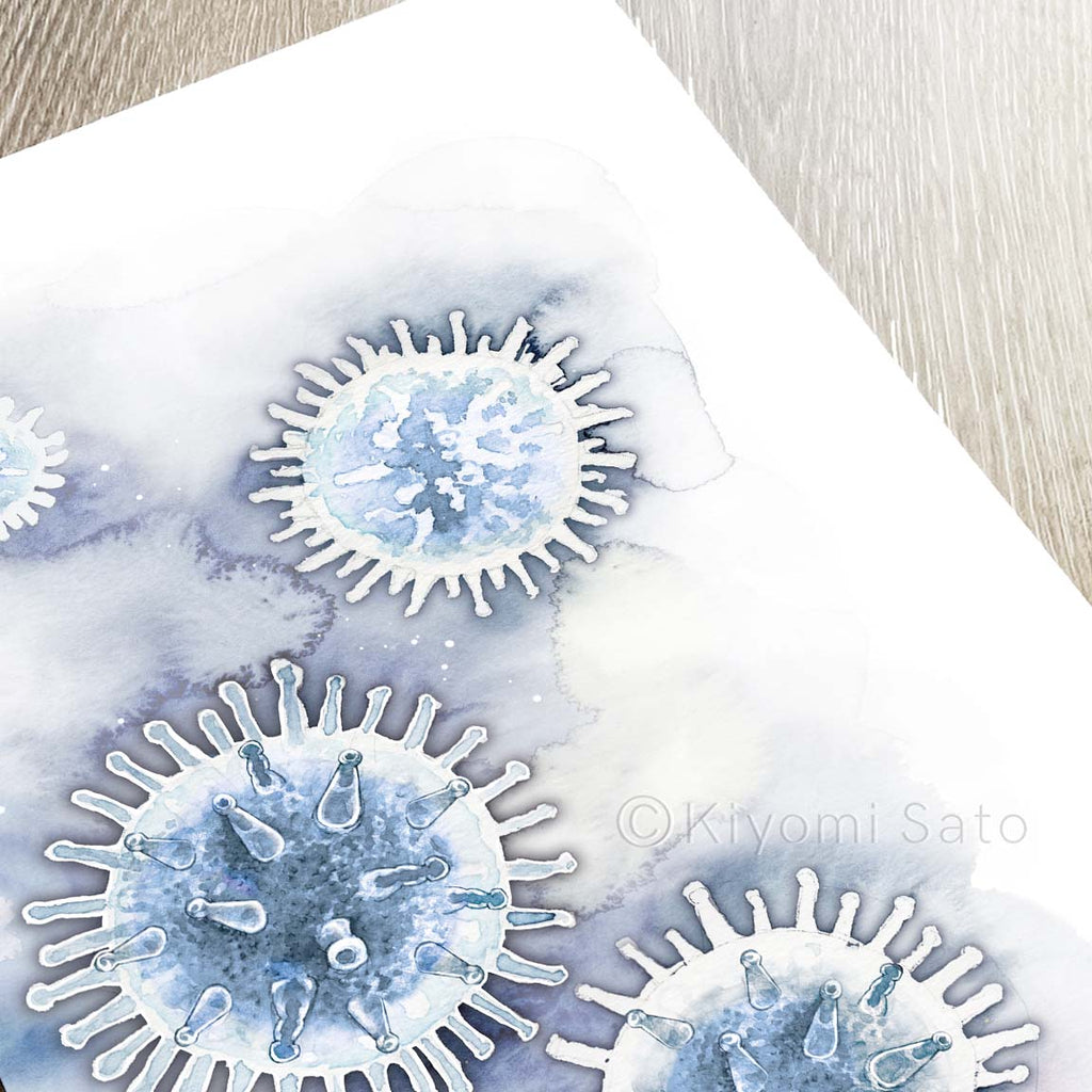 Watercolor RNA Virus