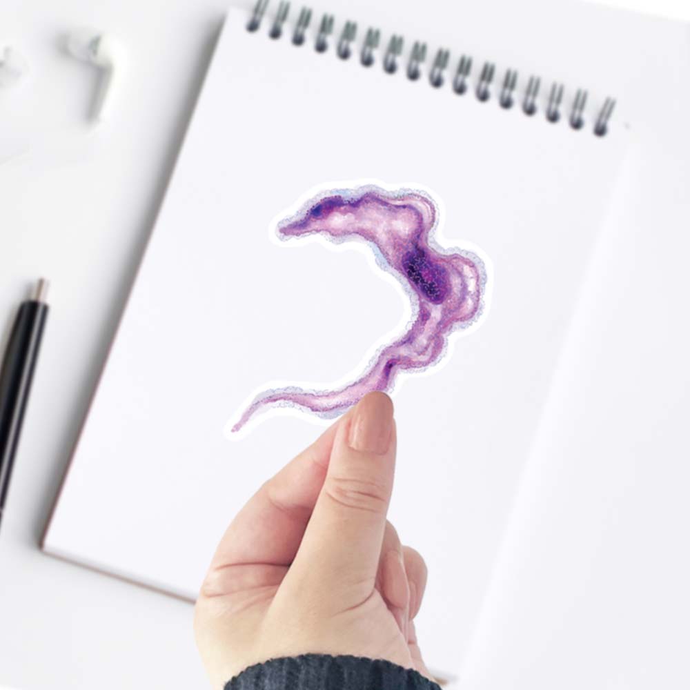 Trypanosoma brucei Parasite sticker