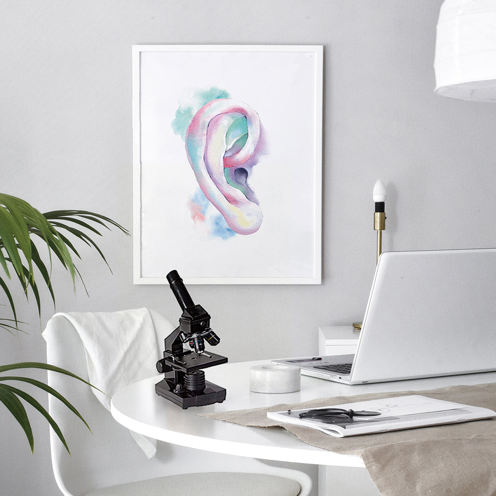 Ear Art Print