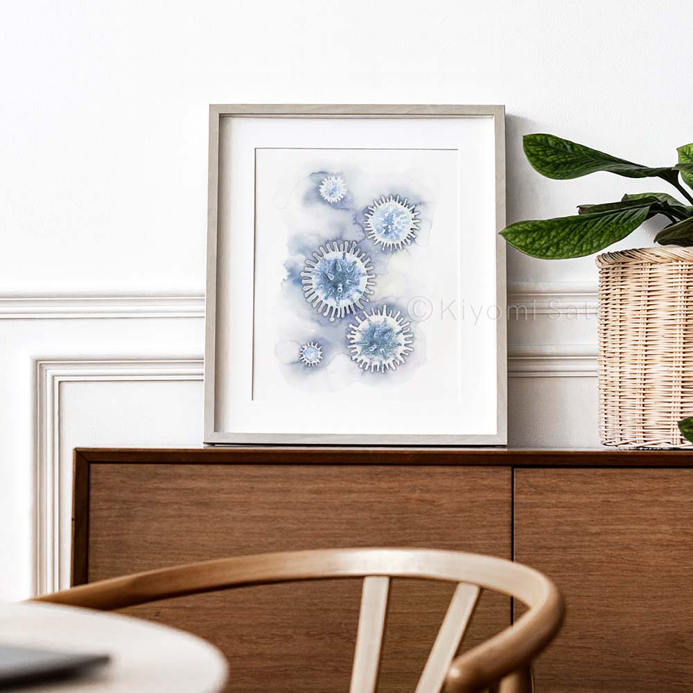 Watercolor RNA Virus