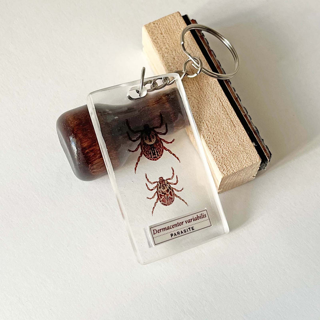 Tick Keychain