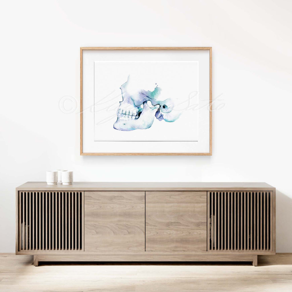 Mandible TMJ art print