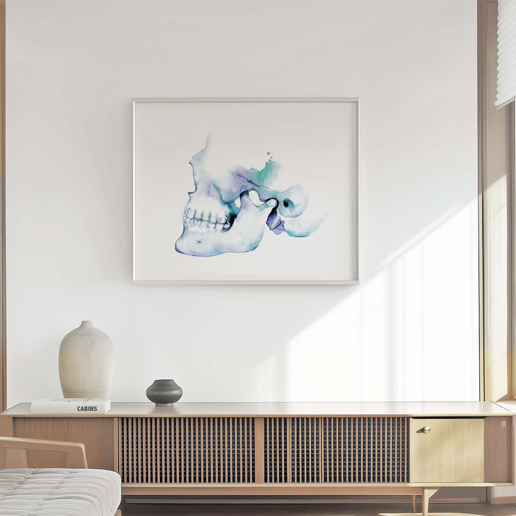 Mandible TMJ art print
