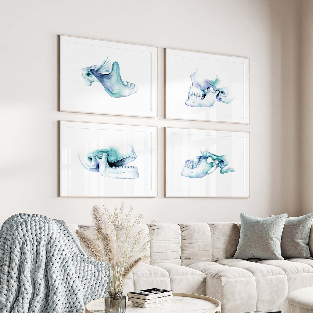 TMJ Art Print set of 4