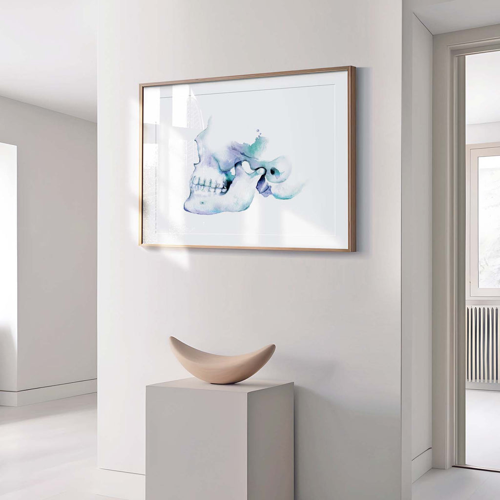 Mandible TMJ art print