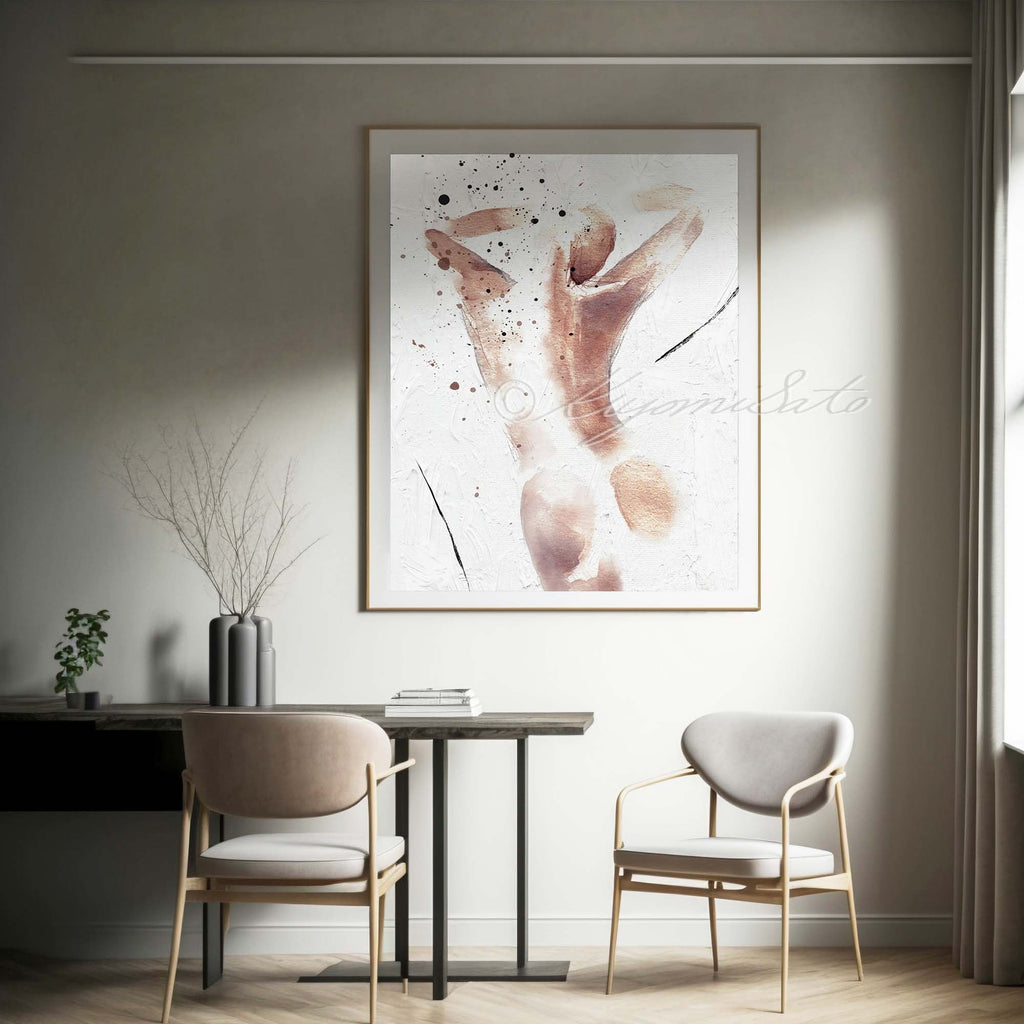 Abstract Body Art Print