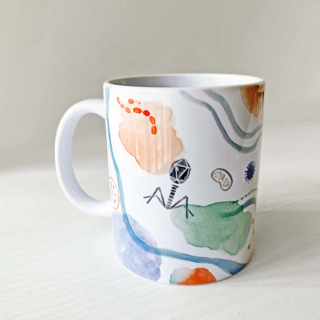 Watercolor Science Porcelain Mug