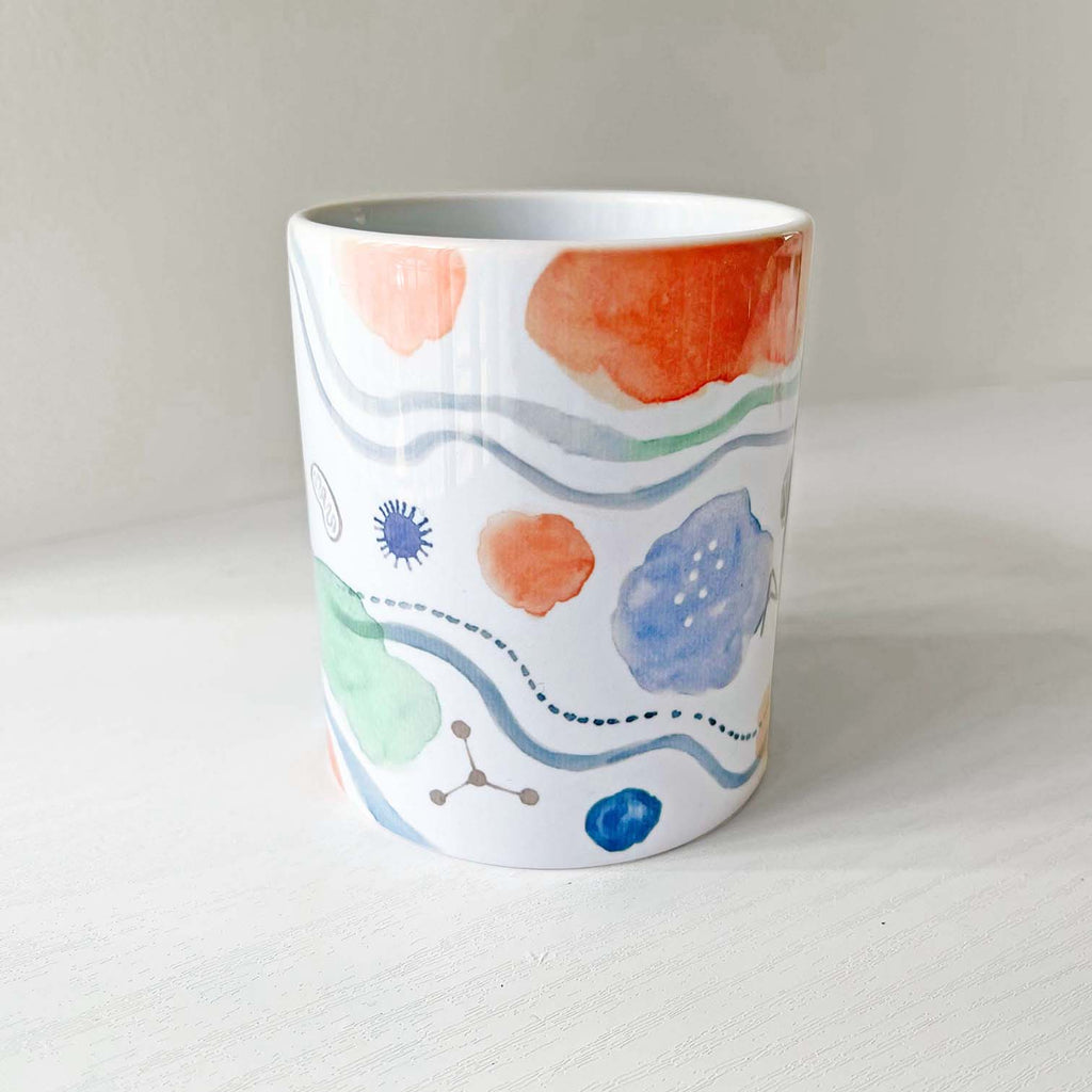 Watercolor Science Porcelain Mug