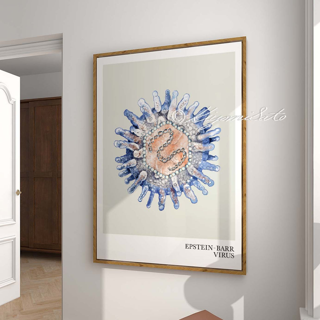 Epstein-Barr Virus Art