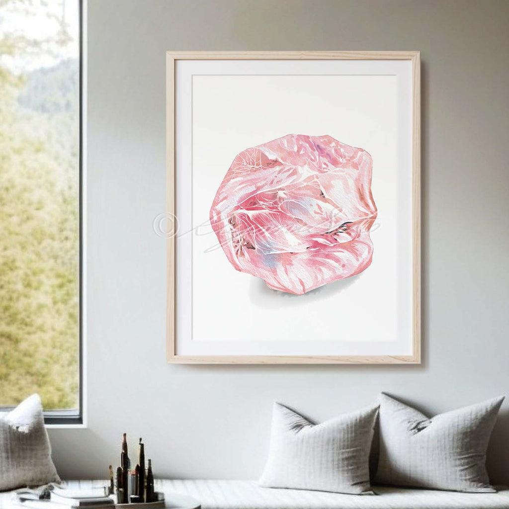 Rose Crystal Art Print