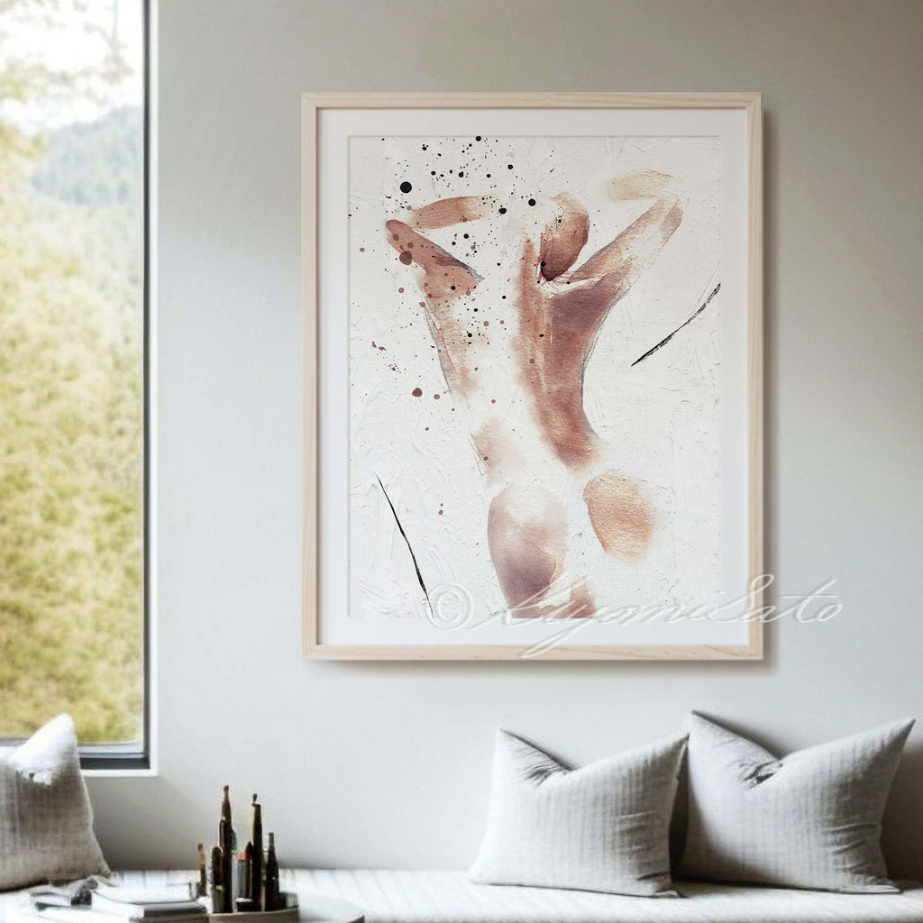 Abstract Body Art Print