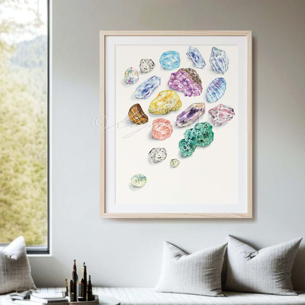 Mineral Stone Collection Art