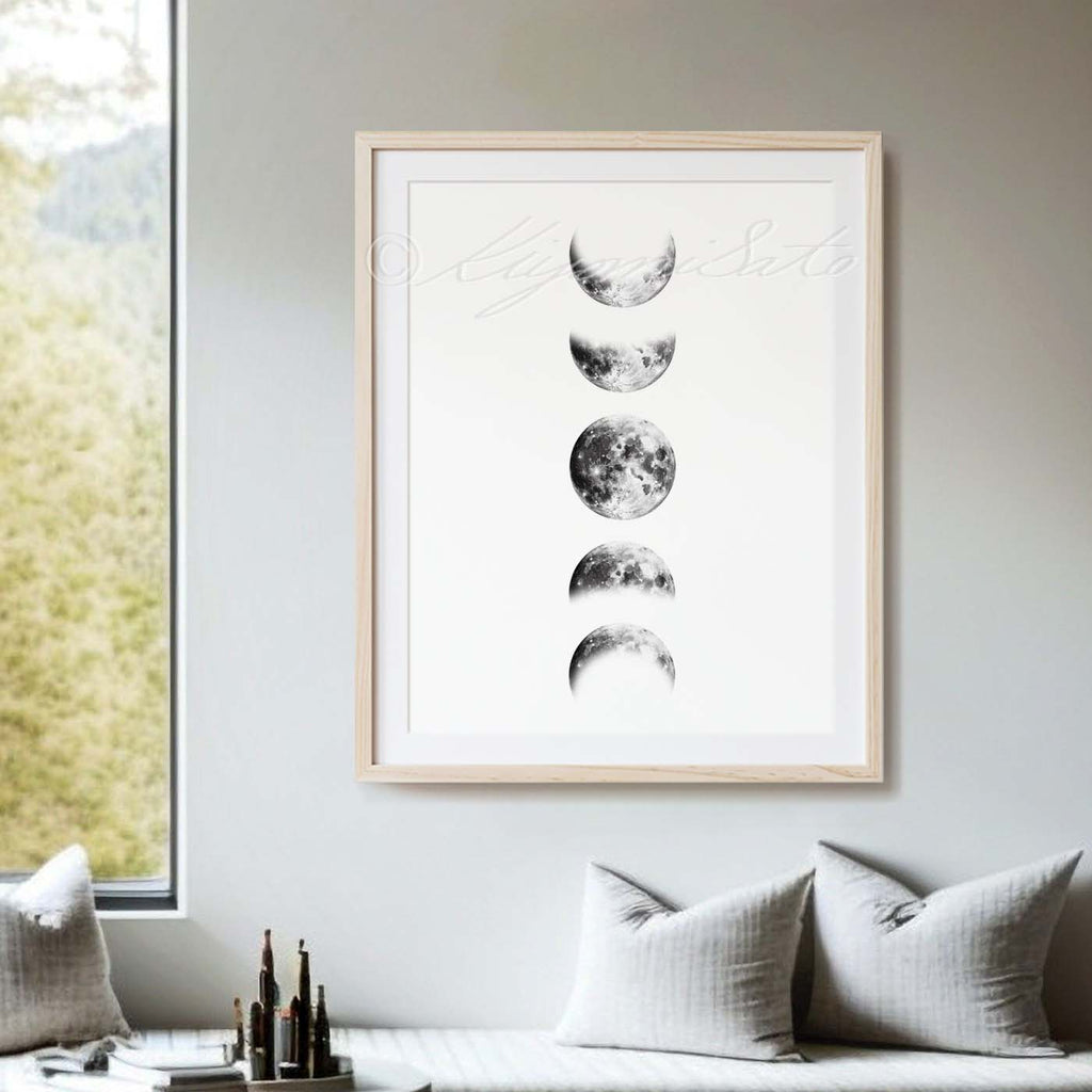 Moon phases Art