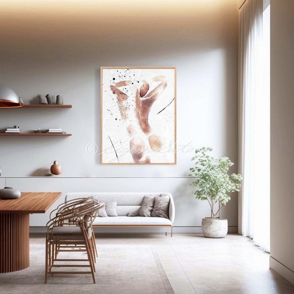 Abstract Body Art Print