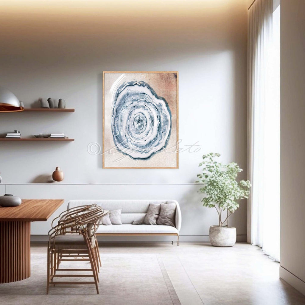 Abstract Pacinian Corpuscle Histology Art